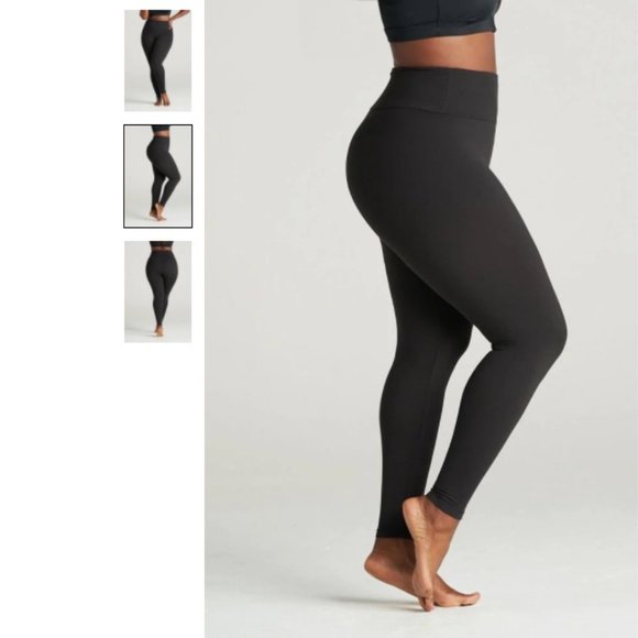 NEW (3-PACK) SuperSoft High Waist Essential Leggings - Black - Small/Medium - Picture 2 of 4